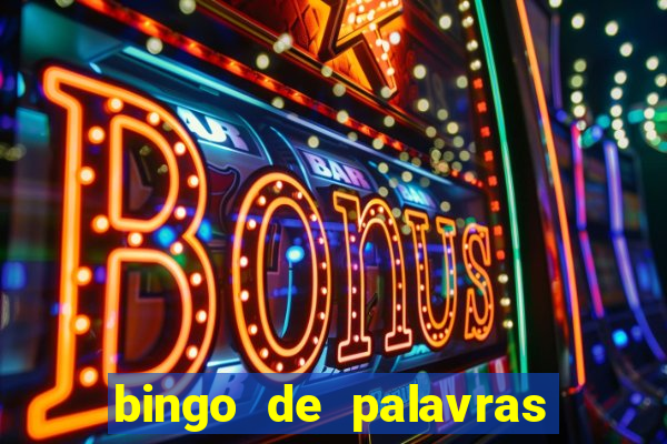 bingo de palavras cha de bebe